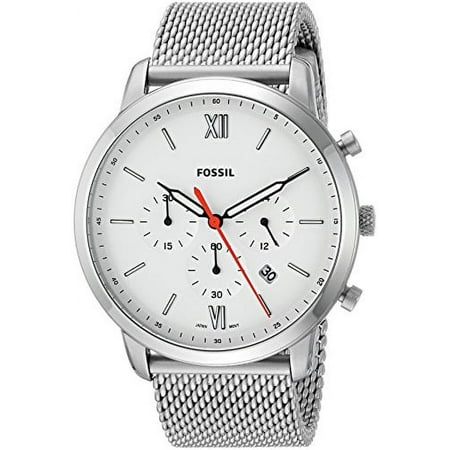 Fossil Men's 'Neutra Chrono' Quartz Stainless Steel Casual Watch, Color:Silver-Toned (Model: FS5382)