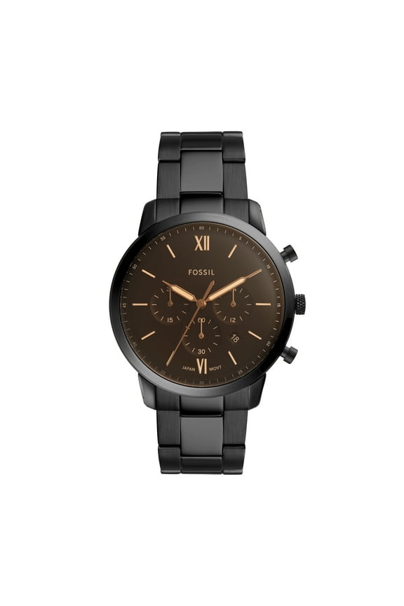 Men's Neutra Chronograph, Black-Tone Stainless Steel Watch