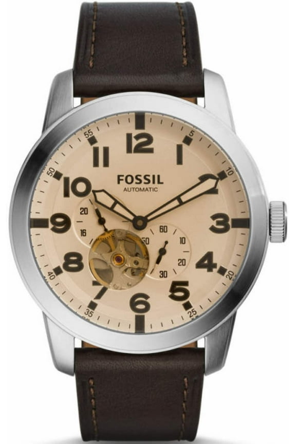 Men's Pilot 54 ME3119 Brown Leather Automatic Watch