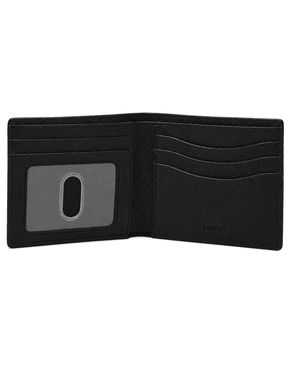 Men's Slim Bifold Leather Wallet Minimalist Front Pocket Design