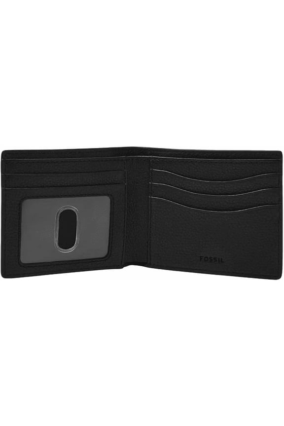 Men's Slim Bifold Leather Wallet Minimalist Front Pocket Design