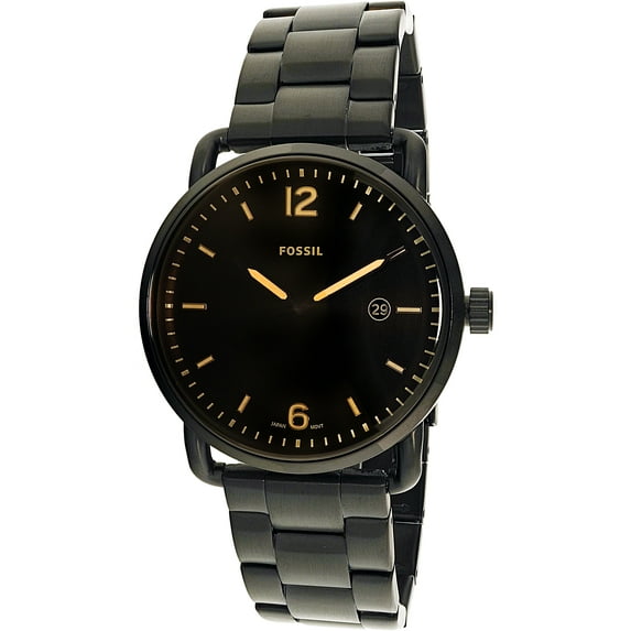 Fossil Men's The Commuter FS5277 Black Stainless-Steel Quartz Fashion Watch