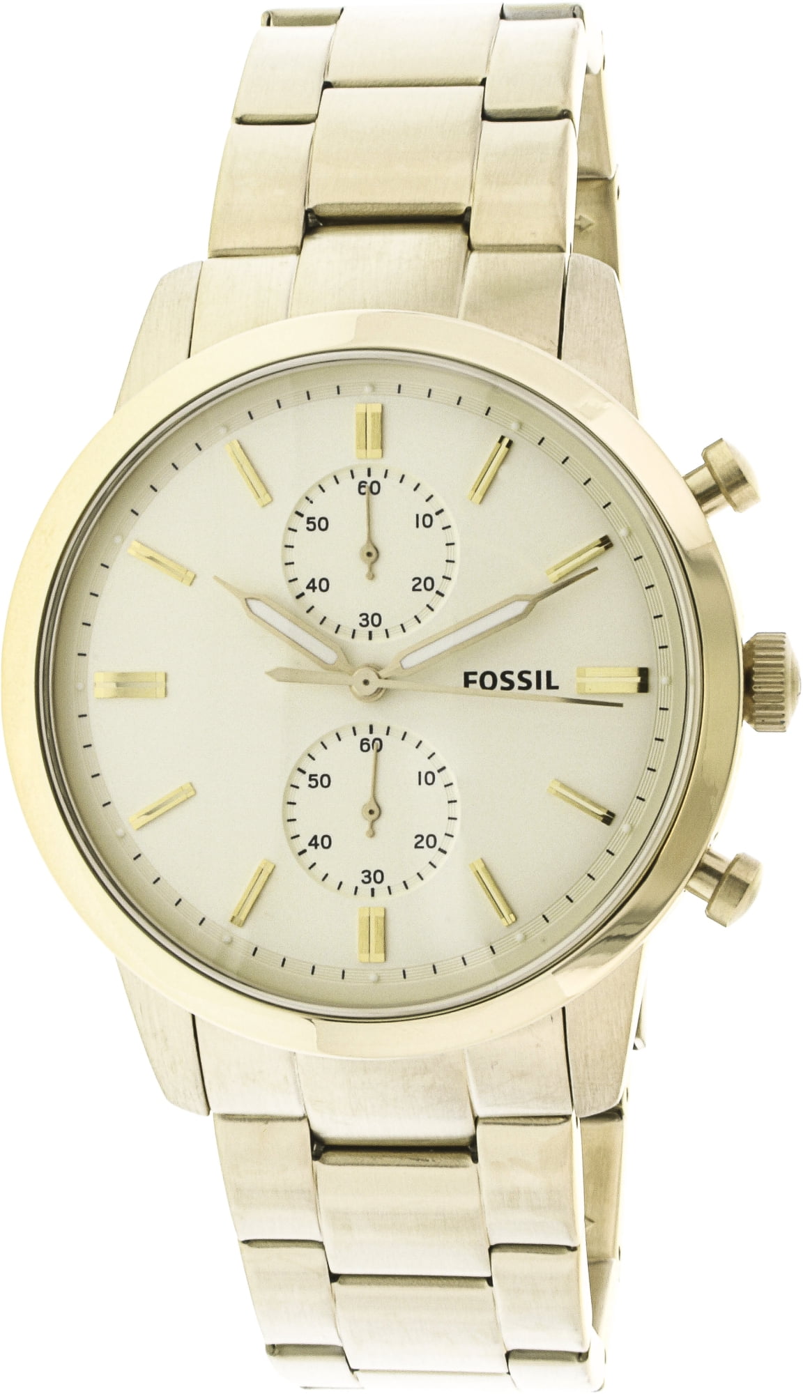 Fossil Men's Townsman FS5348 Gold Stainless-Steel Japanese Quartz