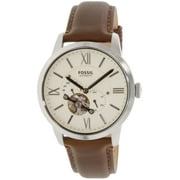 Fossil Mens Townsman ME3064 Brown Leather Automatic Watch