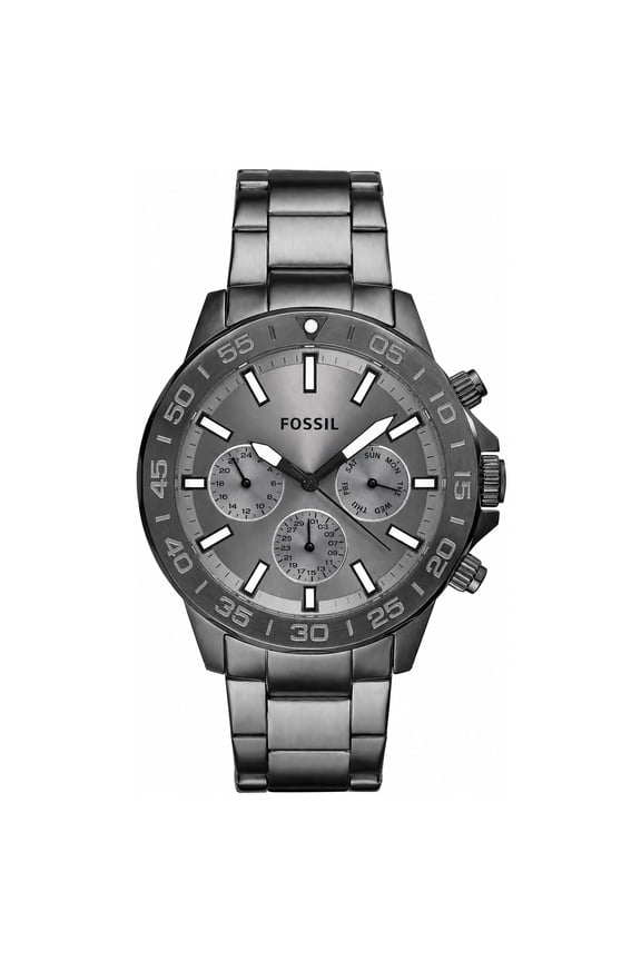 Men's Watch, Bannon Multifunction Smoke Stainless Steel BQ2491 Watch