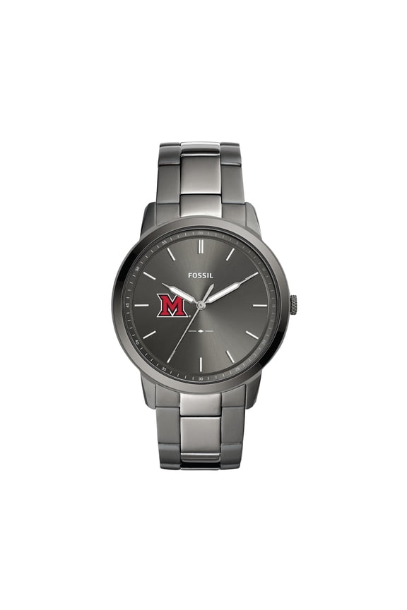 Miami University RedHawks The Minimalist Three-Hand Smoke Watch