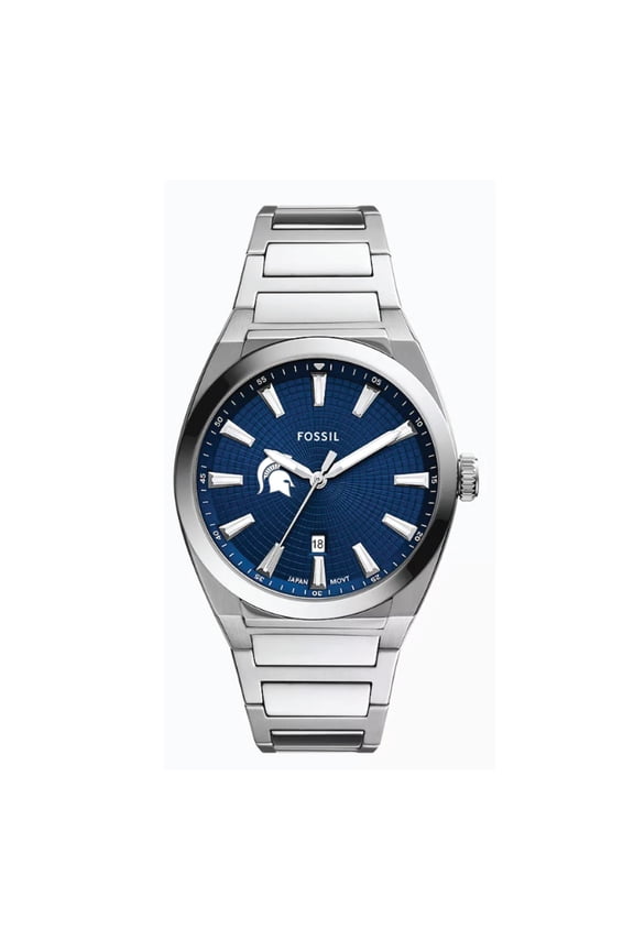 Michigan State Spartans Everett Three-Hand Date Stainless Steel Watch
