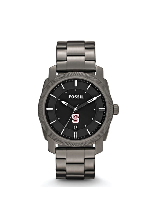 NC State Wolfpack Machine Smoke Stainless Steel Watch