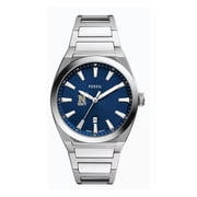 Fossil Navy Midshipmen Everett Three-Hand Date Stainless Steel Watch