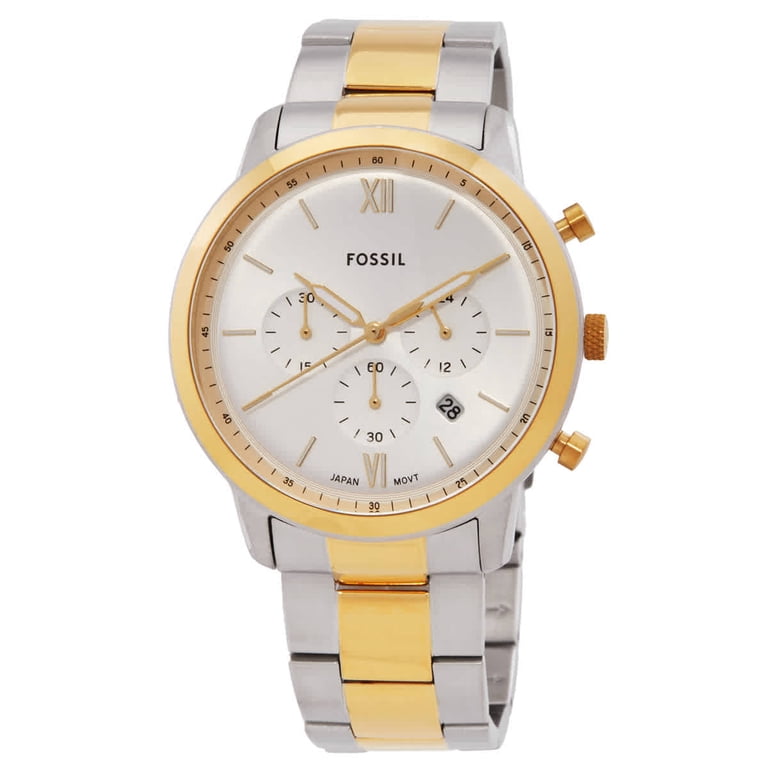 NWT Fossil Neutra Chronograph Quartz Silver Dial Men\'s Watch Amazon.com: Fossil Men main image 2