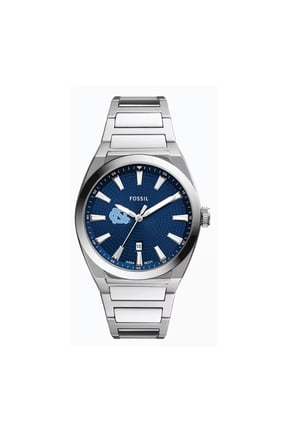 North Carolina Tar Heels Everett Three-Hand Date Stainless Steel Watch