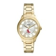 thumbnail image 1 of Fossil  Ole Miss Rebels Gilmore Gold Stainless Steel Watch, 1 of 1