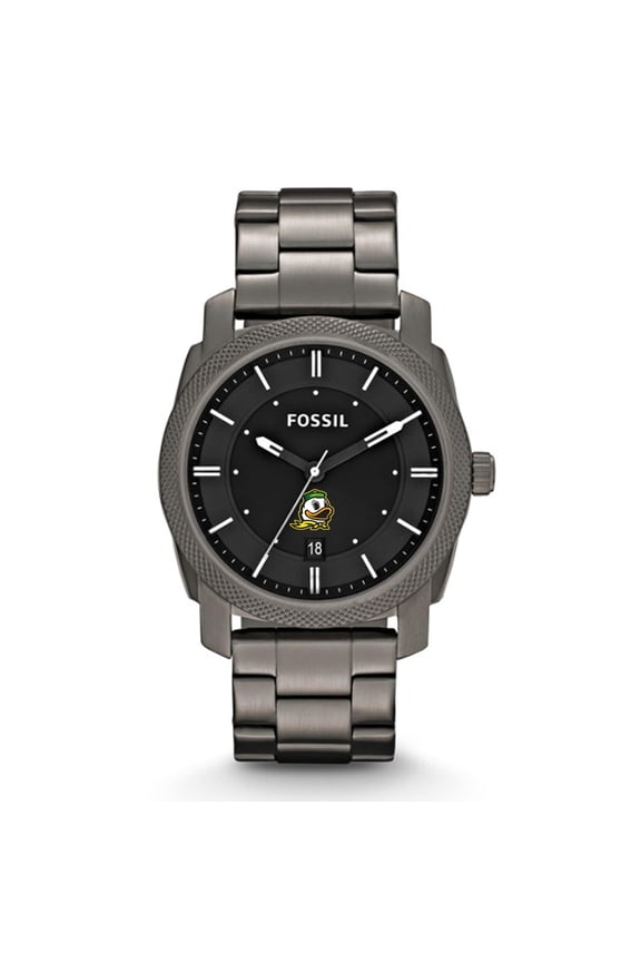 Oregon Ducks Machine Smoke Stainless Steel Watch