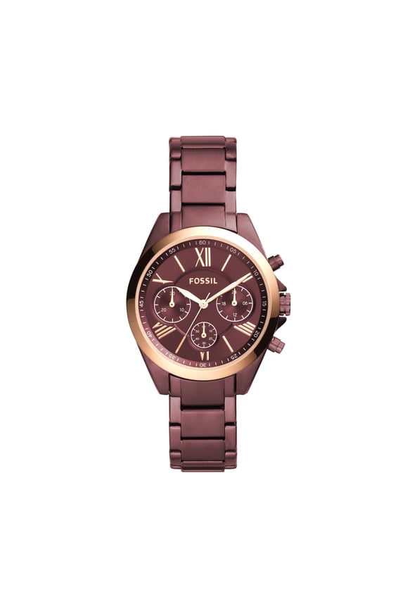 Outlet Women's Modern Courier Chronograph, Wine-Tone Stainless Steel Watch, BQ3281