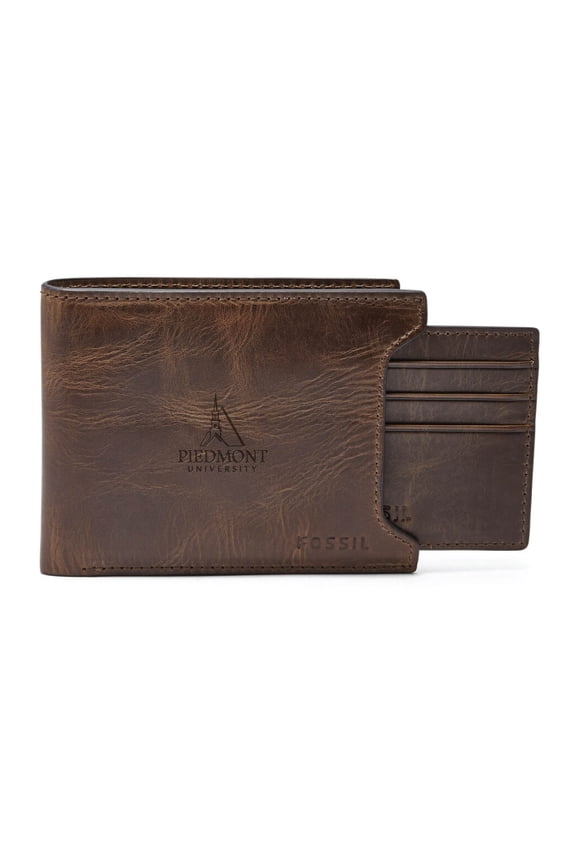 Piedmont Lions Derrick Leather Sliding 2-in-1 Wallet
