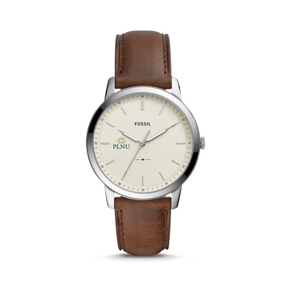 Fossil Point Loma Sea Lions The Minimalist Brown Leather Watch