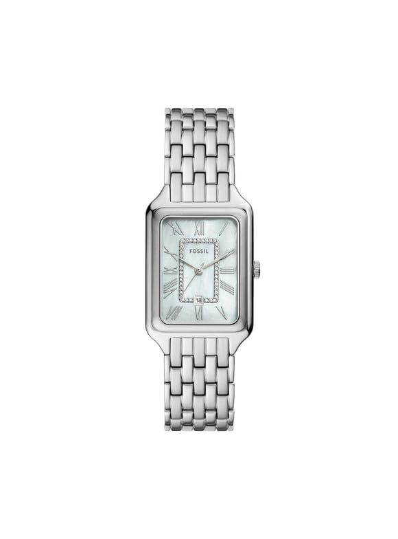 Women's Raquel Three-Hand Date, Stainless Steel Watch