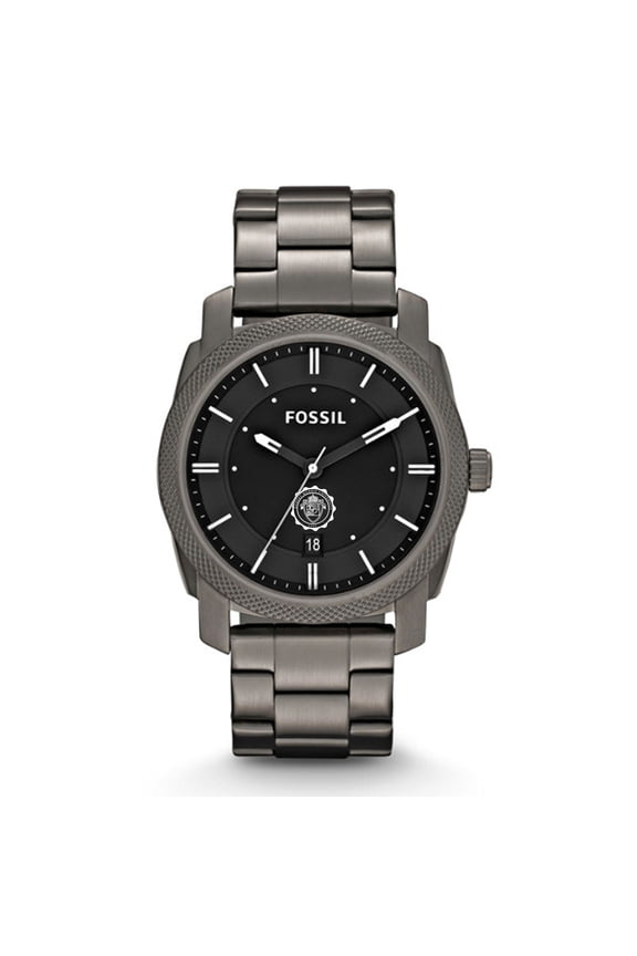 Robert Morris Colonials Machine Smoke Stainless Steel Watch