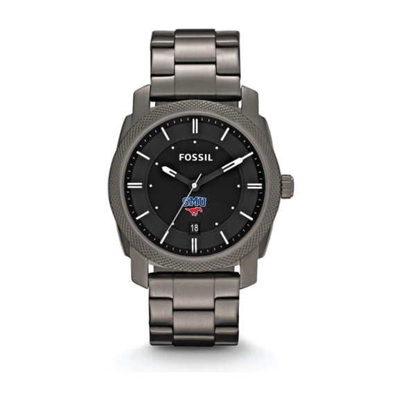 Fossil SMU Mustangs Machine Smoke Stainless Steel Watch