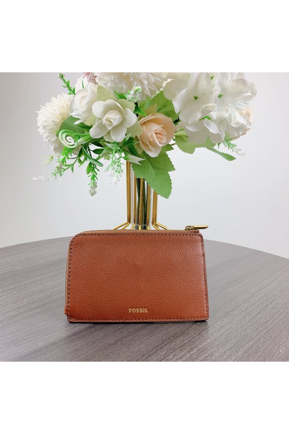 SWL2878210 Jori Zip Card Case IN Brown