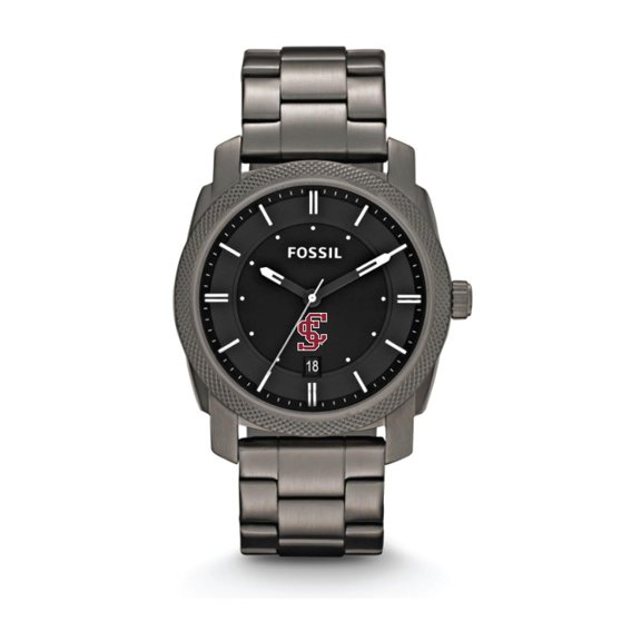 Fossil Santa Clara Broncos Machine Smoke Stainless Steel Watch