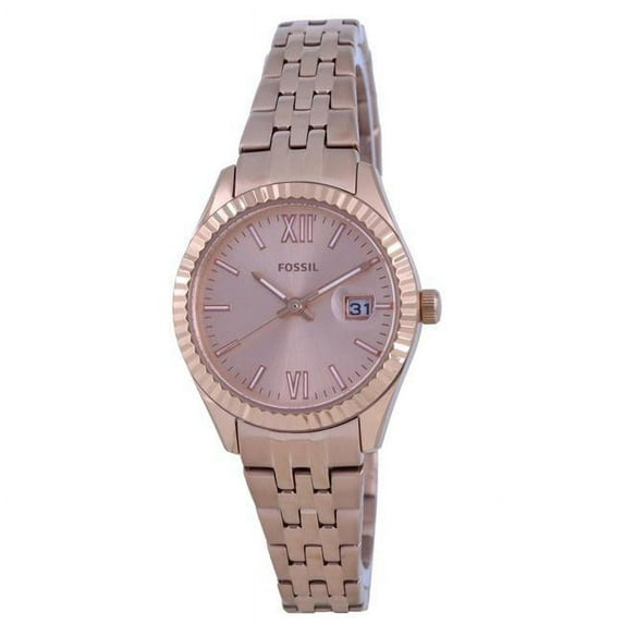 Fossil Scarlette Micro Rose Gold Tone Dial Quartz ES4992 Women's Watch