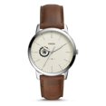 thumbnail image 1 of Fossil Silver Robert Morris Colonials The Minimalist Brown Leather Watch, 1 of 1