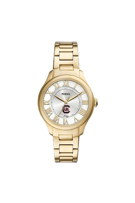 South Carolina Gamecocks Gilmore Gold Stainless Steel Watch