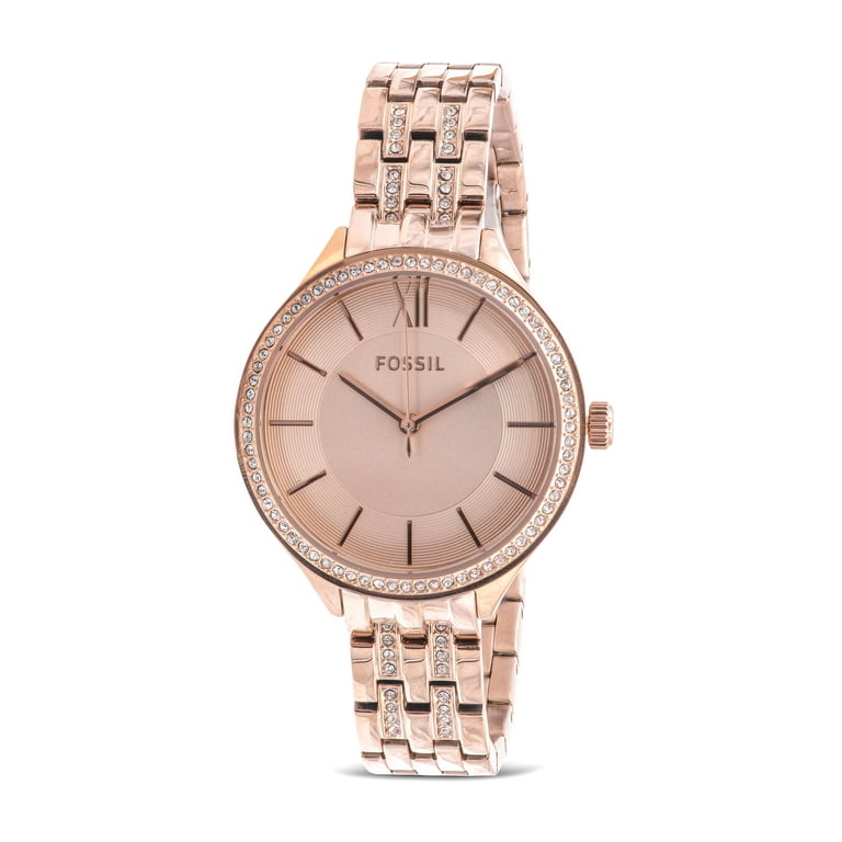 Fossil Suitor Pastel Pink Stainless Steel Ladies Watch BQ3472