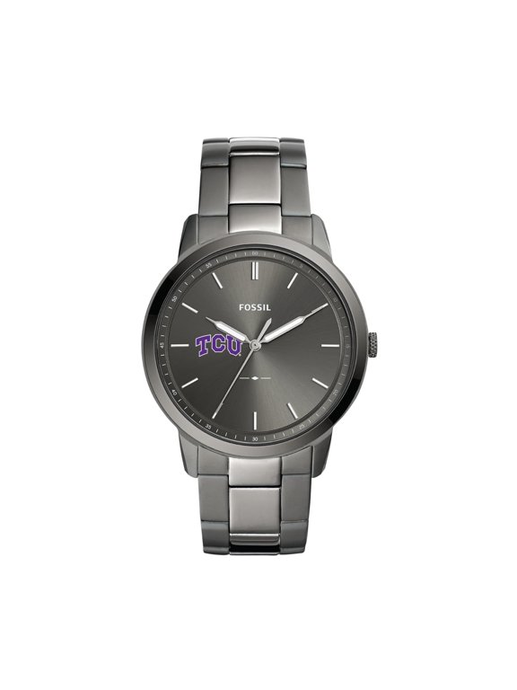 TCU Horned Frogs The Minimalist Three-Hand Smoke Watch