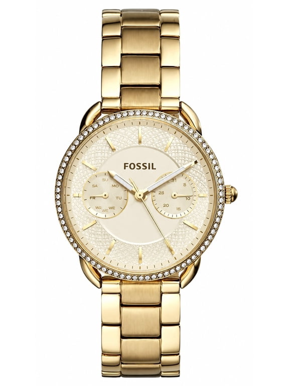Tailor Gold Dial Gold Steel Strap Watch for Women - ES4263