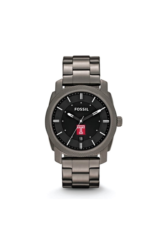 Temple Owls Machine Smoke Stainless Steel Watch