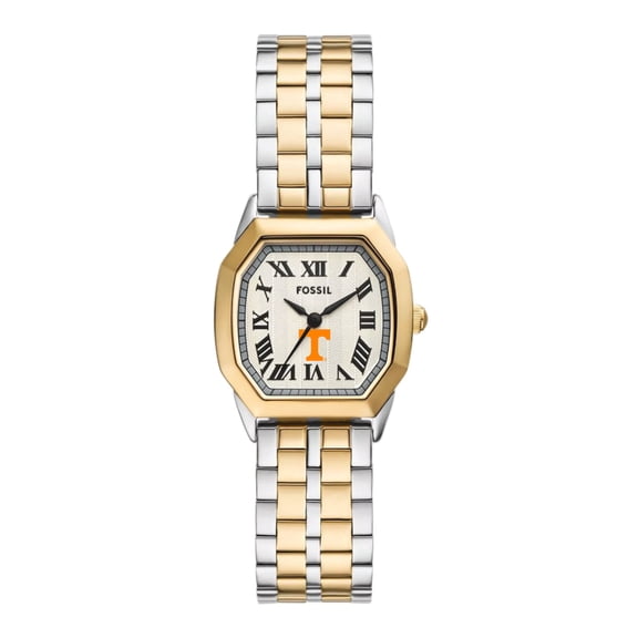 Fossil Tennessee Volunteers Harlow Three-Hand Two-Tone Stainless Steel Watch
