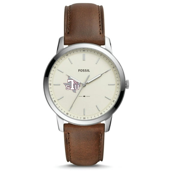 Fossil Texas Southern Tigers The Minimalist Leather Watch