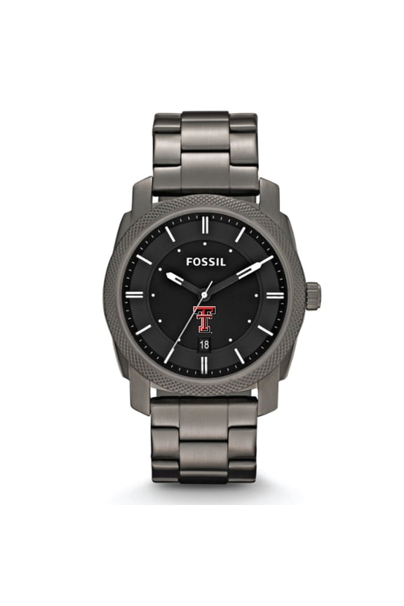 Texas Tech Red Raiders Machine Smoke Stainless Steel Watch