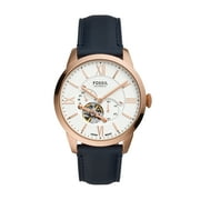 Fossil Mens Townsman 44mm Automatic, Rose Gold-Tone Stainless Steel Watch