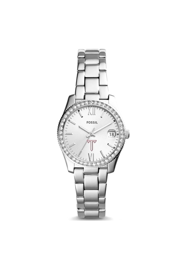 Troy University Trojans Scarlette Mini Three-Hand Date Watch