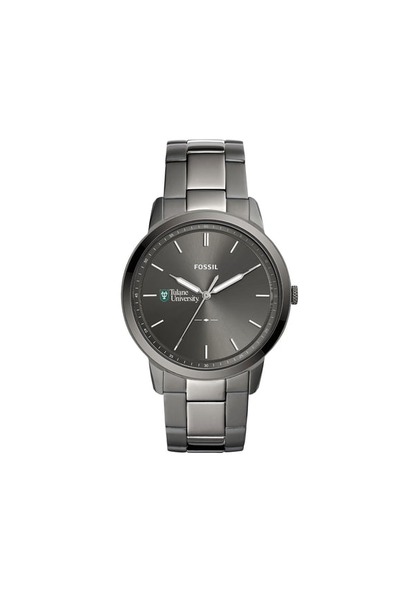 Tulane Green Wave The Minimalist Three-Hand Smoke Watch
