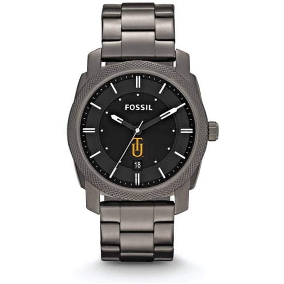 Fossil Tuskegee Golden Tigers Machine Smoke Stainless Steel Watch