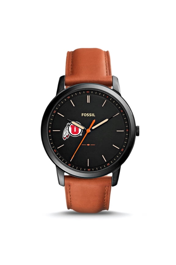 Utah Utes The Minimalist Slim Leather Watch