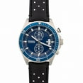 thumbnail image 1 of Fossil Wakefield Blue Dial Black Leather Men's Watch 45MM CH2945, 1 of 4