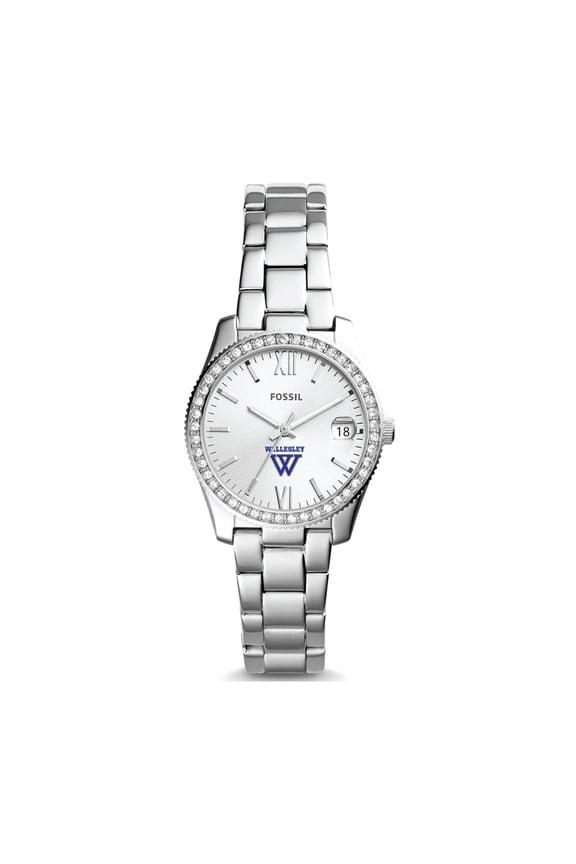 Wellesley Blue Scarlette Mini Three-Hand Date Watch