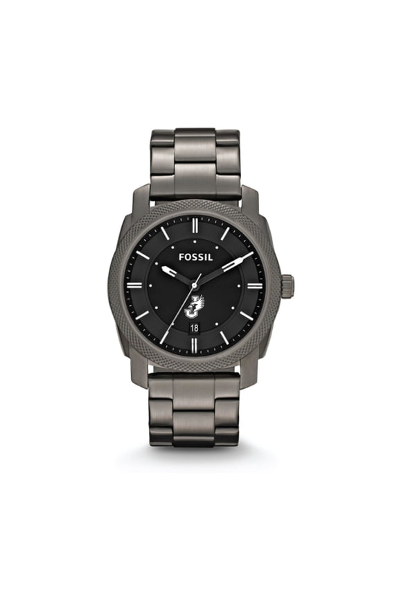 William Jewell Cardinals Machine Smoke Stainless Steel Watch