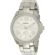 Fossil Womens AM4481 Cecile Multifunction Stainless Steel Watch - Silver-Tone