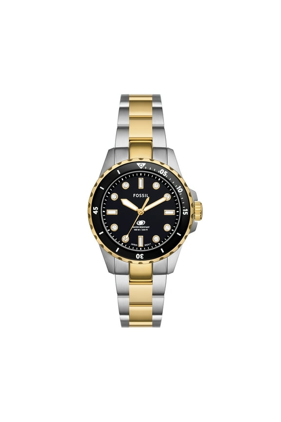 Women's Fossil Blue Dive Three-Hand, Stainless Steel Watch