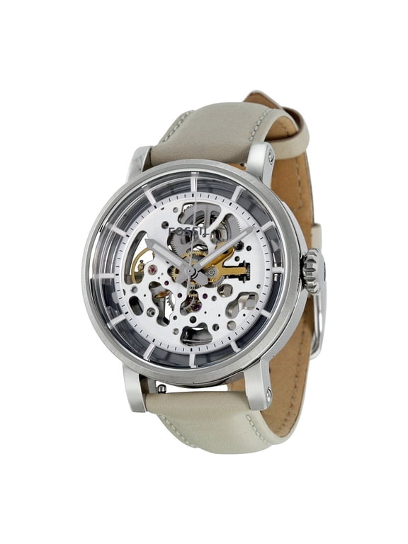 Women's Boyfriend Automatic Skeleton Dial Watch ME3069