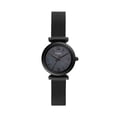 thumbnail image 1 of Fossil Women's Carlie Mini Three-Hand, Black-Tone Stainless Steel Watch, ES4613, 1 of 3