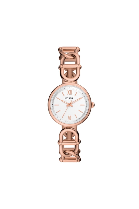Women's Carlie Three-Hand, Rose Gold-Tone Stainless Steel Watch