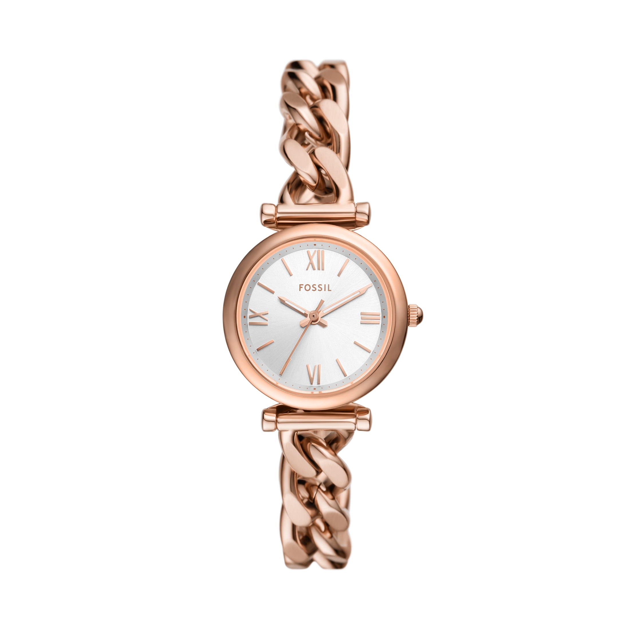 Women’s Fossil Rose Gold chain Watch Fossil Carlie Rose Gold-Tone Stainless Steel Women main image 3