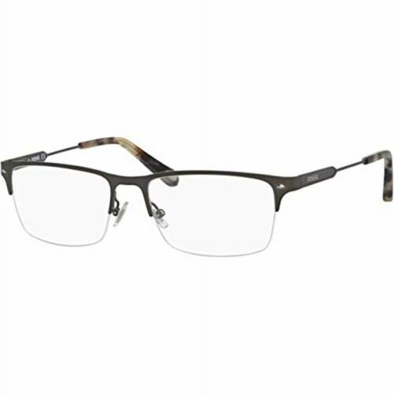 Fossil Women's Eyeglasses Frames Cat Eye 51 00CA Brown Striped Black